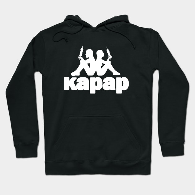 kapap funny fake sport brand Hoodie by mohamed705